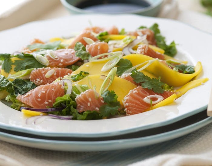 Sashimi: Sashimi med laks